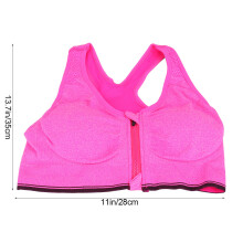 Rosy Wireless Sports Bra Padded Shockproof Bra for Running Yoga
