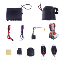 Powerful Motor Car Burglar Alarm Black Auto Anti-Theft System