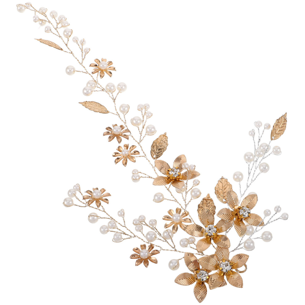 Bridal Headwear Wedding Decor Decoration Women's'S Bride Golden-image-OPC-PJT9PK5-NEW