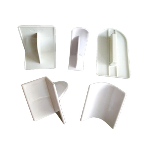 5Pièces Ensemble De Lisseurs Scrapers Blancs En ABS Pour Gâteaux 2