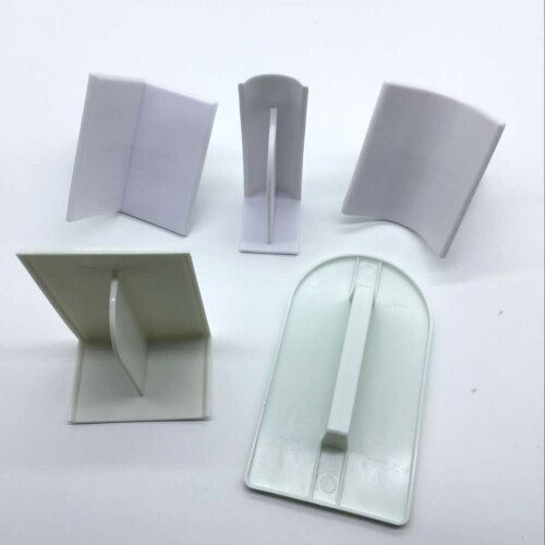 5Pièces Ensemble De Lisseurs Scrapers Blancs En ABS Pour Gâteaux 1