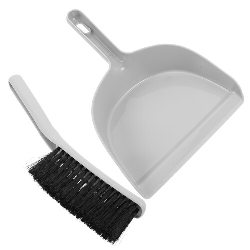Durable Grey Pool Table Brush and Mini Broom Cleaning Kit