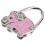 Pink Rhinestone Elephant Foldable Handbag Hanger Hook Holder 1