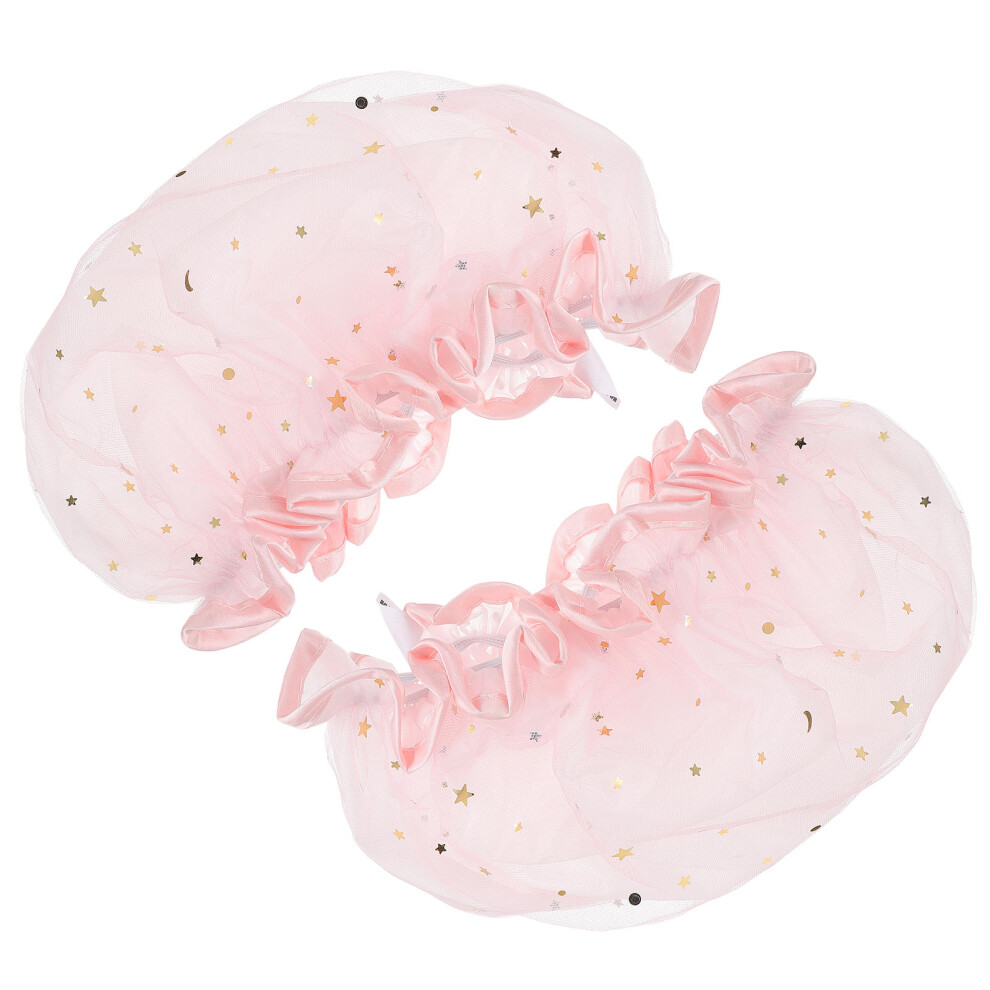 2pcs Bathing Caps Ladies Shower Cap Waterproof For Cooking-image-OPC-PJT9VVY-NEW