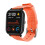 Watch Band Replacement Orange Simple Design 1set 3