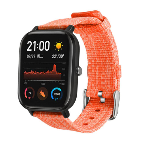 Watch Band Replacement Orange Simple Design 1set 2