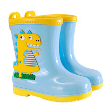 Raindrops Children'S Dinosaur Rain Boots Camping School Girl