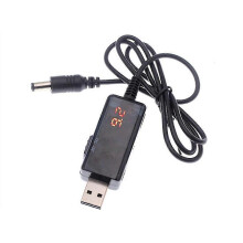 USB Step-up-Konverterkabel DC5V auf 9V 12V Boost-Stromkabel mit DC-Buchse 5,5x2,1/2,5 mm 3,5x1,35 mm V