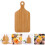 Wood Cutting Board with Handle for Kitchen and Home Use 2