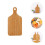 Wood Cutting Board with Handle for Kitchen and Home Use 4