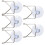 5Pcs Silver Stainless Steel Sponge Rack Drain Shelf for Kitchen 4