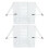2Pcs White Iron Reading Racks Durable Desktop Book Holders 1