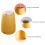 1Pc Automatic Yellow Toothpick Box Plastic Pop-Up Toothpick Holder 9