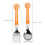 1Ensemble Ensemble Couverts 316 Orange Avec Étui 2