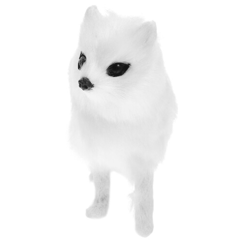 simulated fox statue animal model shape birthday gift 1