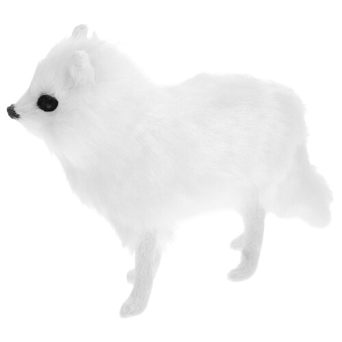 simulated fox statue animal model shape birthday gift 2