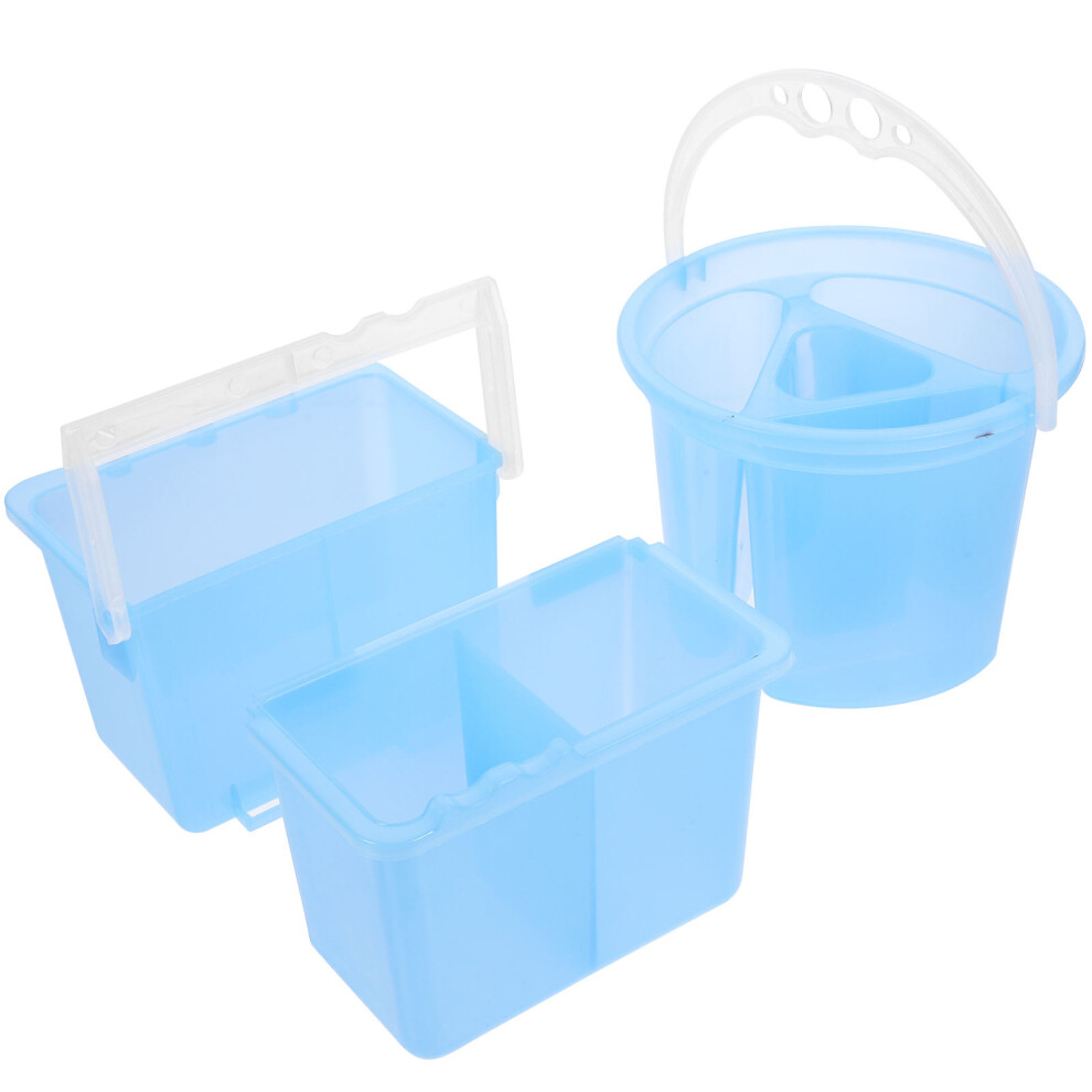 Water Container For Painting Water Bucket Blue Pp 2pcs-image-OPC-PJTBMPQ-NEW