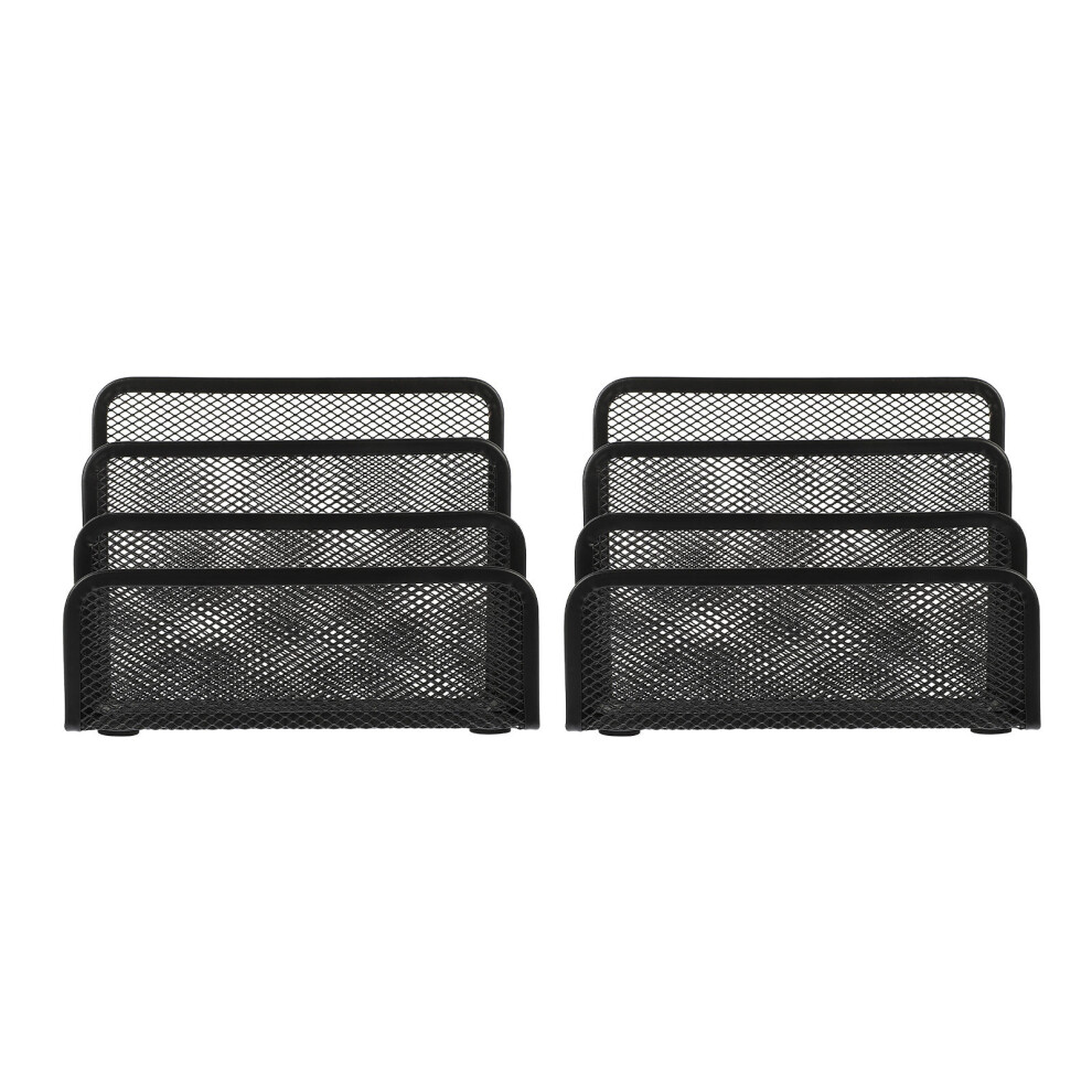 Sipeihong  Metal Mesh Desktop File Sorter Organizer (2 Pack)-image-OPC-PJTBQQX-NEW