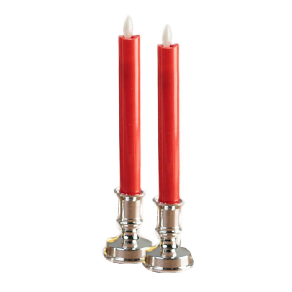 1 Pair Electric Candle Light Conical-image-OPC-PJTBRB9-NEW