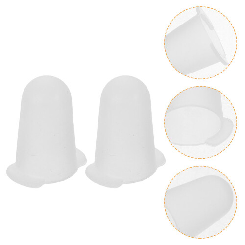2Pièces Caches Embouts De Poche À Douille En Silicone 2
