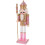 Nutcracker Figures Table Decorations Out Door Toys Ornament Work Pink 1