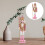 Nutcracker Figures Table Decorations Out Door Toys Ornament Work Pink 9