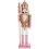 Nutcracker Figures Table Decorations Out Door Toys Ornament Work Pink 8