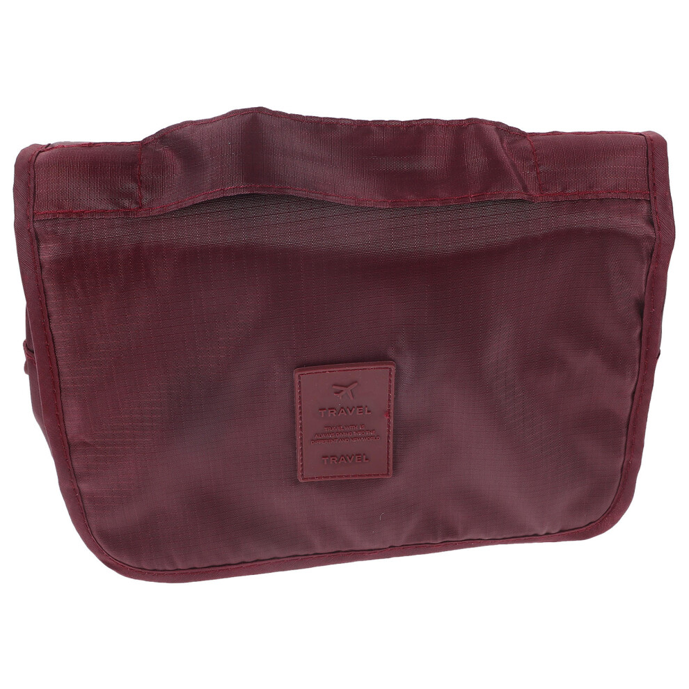 Hanging Wall Bag Travel Organizer Nylon Rosy 1pcs-image-OPC-PJTBSYF-NEW