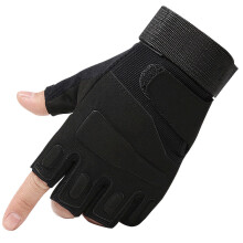 Fingerless Tactical Gloves XL Black for Men and Women, Half Finger Airsoft Gloves for Motorcycle, Hunting, Outdoor Sports