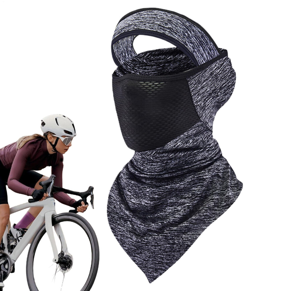 Sonnenschutz Maske | Atmungsaktive Uv-Schutz Gesichtsschutzmaske Upf 50 Halstuch Bandana Fã¼R Wanderungen Ski Hellgrau 6947110260860