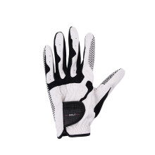 Golf Glove Left Hand for Men, Size 26, White, Microfiber Material, Anti-Slip Grip, Training Equipment