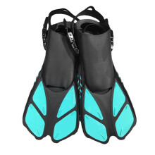 Adjustable Snorkeling Fins Short Swim Flippers Open Heel Swim Fin for Snorkeling Swimming Lightweight Durable Design