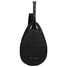 Tennis Bag - Waterproof Tennis Backpack with Large Capacity, Oxford Racket Bag and Elastic Cable, Black