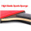 Table Tennis Bat Set, ITTF Approved Carbon Bat for Training, Short Handle, Performance Level Rubber, 1 Pack 3