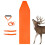 Wild Tug Train - Durable Deer Sledge Tractor with Adjustable Harness, Thickened Orange Yard Sledge with Handle 1