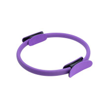 Gymnastics Yoga Pilates Fitness Ring 38 cm with Non-Slip Grips for Pelvic Floor and Upper Body Exercises, Purple
