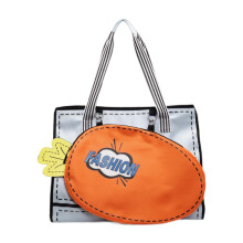 Badminton Bag Lightweight Portable Tennis Racket Case Stylish Pumpkin Design Sports Tote for Work and Play