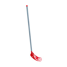 Hockey Sticks for Field and Ice Hockey, Dryland Practice Sticks, Red Left-Handed Unihockey Stick for Team Sports