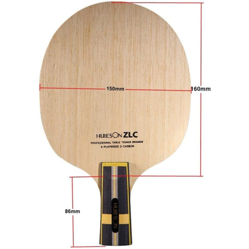 Table Tennis Bat - Carbon Blade Paddle for Professional Training, Short Handle, DIY Racket Accessories 1
