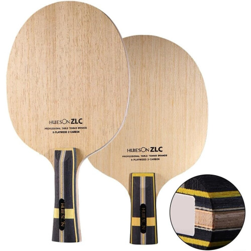 Table Tennis Bat - Carbon Blade Paddle for Professional Training, Short Handle, DIY Racket Accessories 2