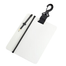 Underwater Writing Slate Dive Slate with Clip and Pencil for Water Sports Diving Swimming Activities