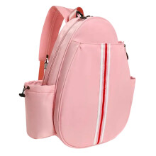 Lightweight Tennis Backpack Bag for Multiple Rackets in Watermelon Pink, Durable Material, Adjustable Straps, Spacious Design