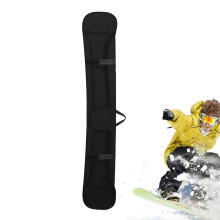Surfboard Travel Bag – Waterproof Neoprene Ski Bag for Snowboard, Elastic, Black XL Size
