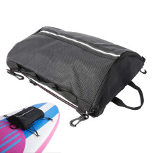 Paddle Board Deck Bag, Waterproof Dry Storage Bag 37x29x10cm, Adjustable Spacious Lightweight Reflective for Surfboard Kayak Canoe Rafting