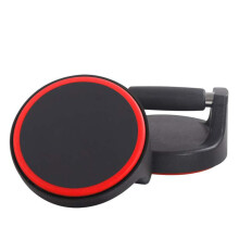Swivel Push Up Handles Red ABS Plastic Rubber Push Up Stand for Home Calisthenics Workout Equipment