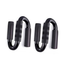 S-Shaped Push-Up Rack for Fitness Training, Non-Slip Design, High-Quality Material, Black Color, Effective for Core Workouts