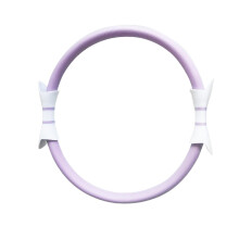 Pilates Exercise Ring 37cm Lightweight Fitness Hoop with Double Handles Non-Slip for Core Muscle Training - Purple Yoga Accessory