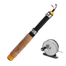 Ice Fishing Rod and Reel Combination Lightweight Portable Ice Fishing Gear Men's Tackle Safety Kit Adjustable Length