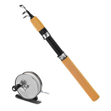 Fishing Combo Rod and Reel - Light Portable Fishing Equipment for Freshwater and Saltwater - Men's Fishing Tools