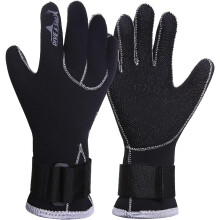 Neoprene Gloves for Men and Women 3mm Thermal Insulated Anti-Slip Diving Gloves with Adjustable Wrist Strap and Wear Resistance